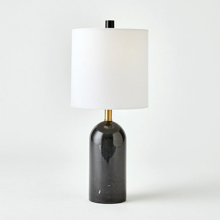 Callanish Marble Lamp-Black-Sm