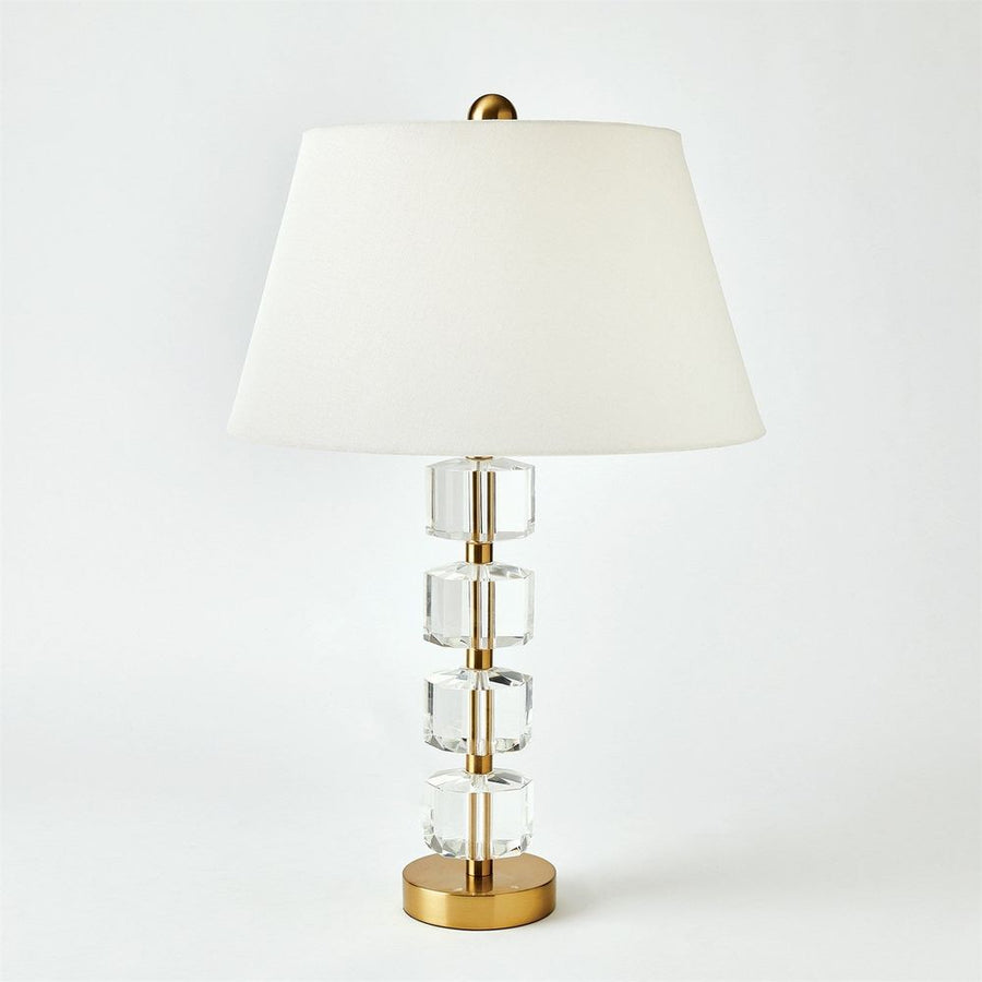 Table Lamps Stacked Faceted Crystal Lamp