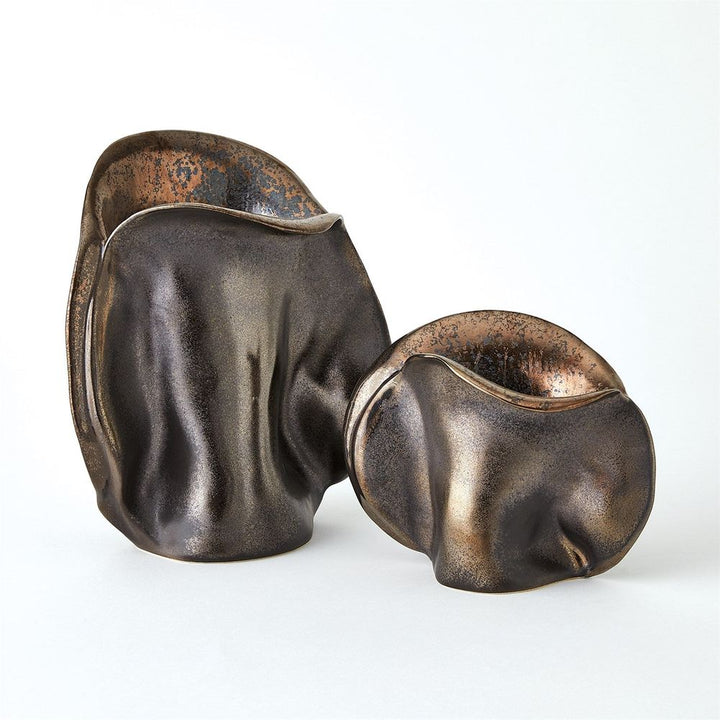 Vases Bocca Vase-Reactive Bronze-Lg