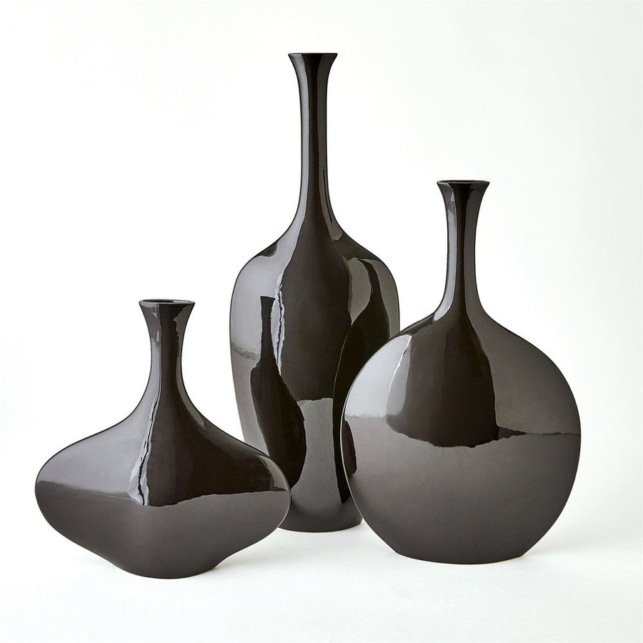 Vases Silhouette Vase-Black-Round