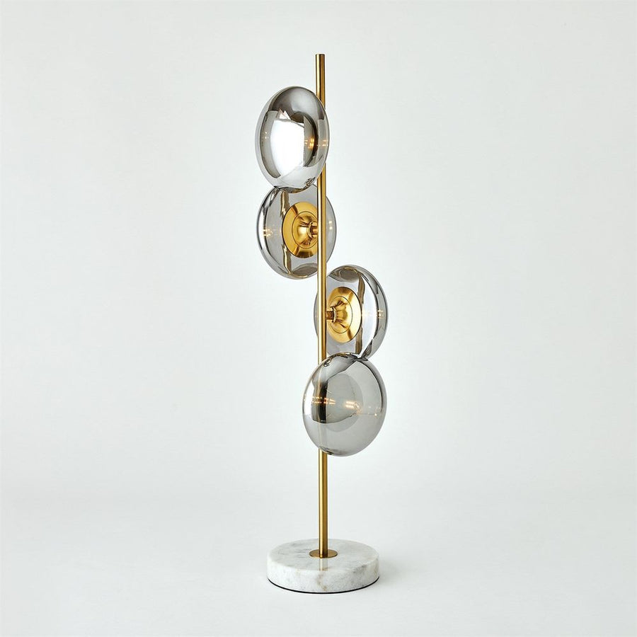 Table Lamps Stellar Table Lamp-Smoke/Brass