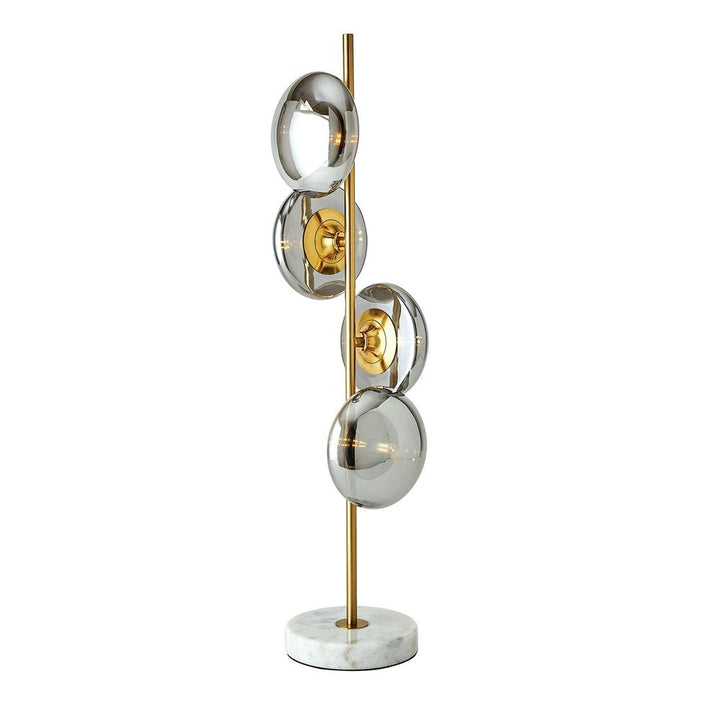 Table Lamps Stellar Table Lamp-Smoke/Brass