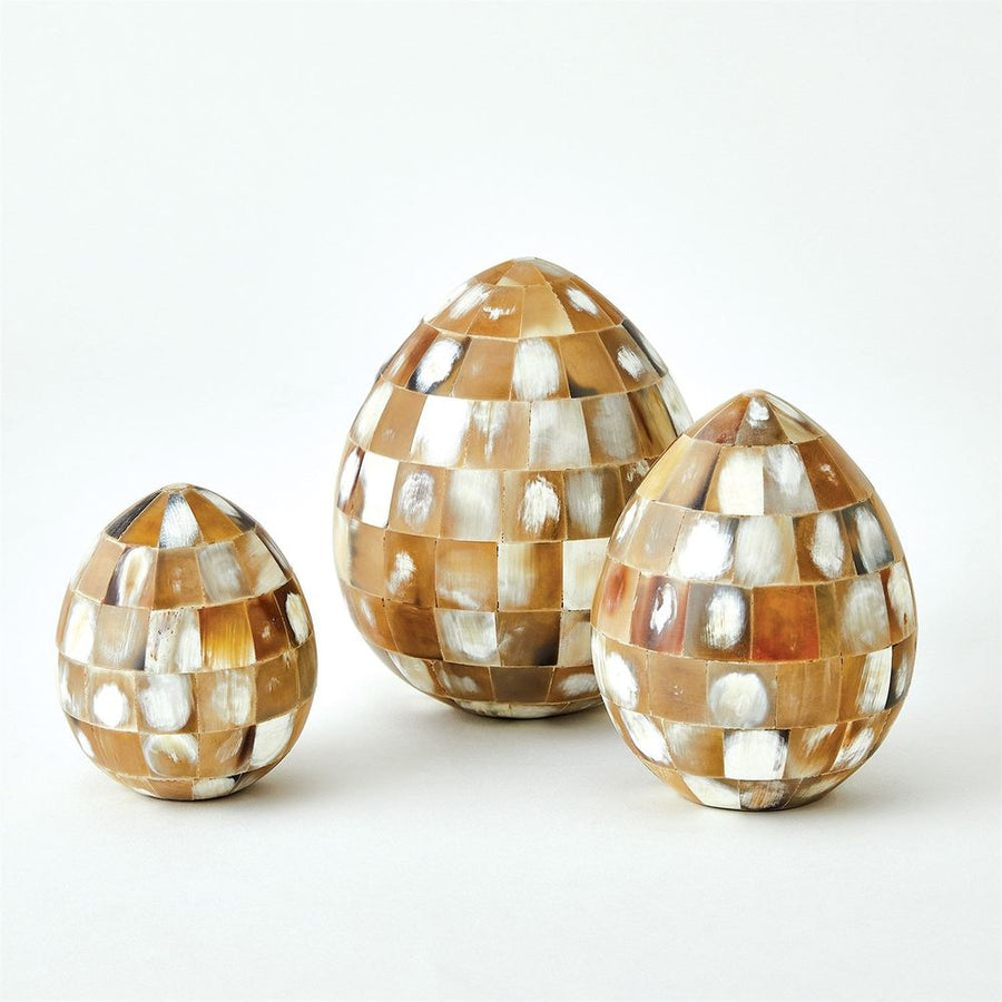 Decorative Objects Horn Egg-Neutral-Lg