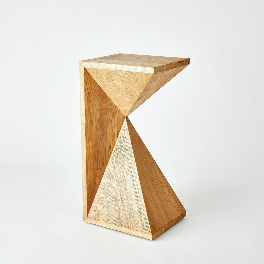 Side Tables Asymmetrical Angle Side Table-Oak