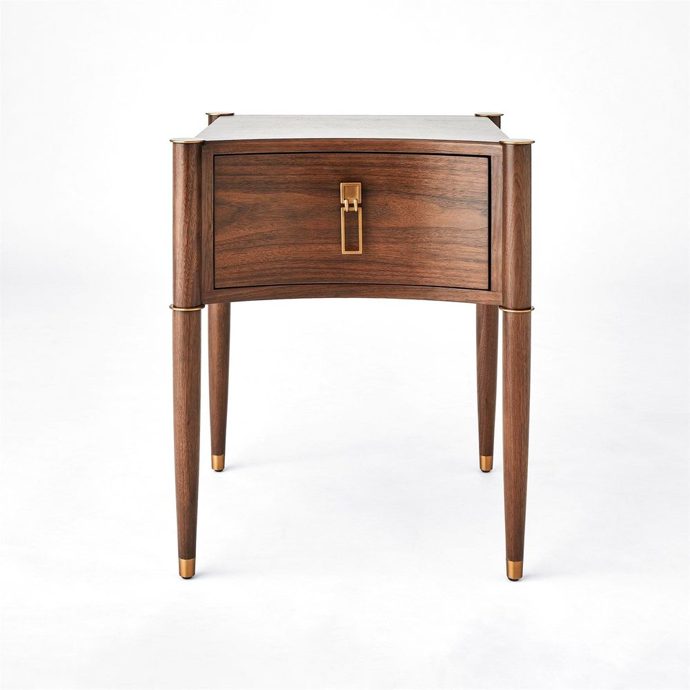 Side Tables Triple Curve Side Table-Walnut