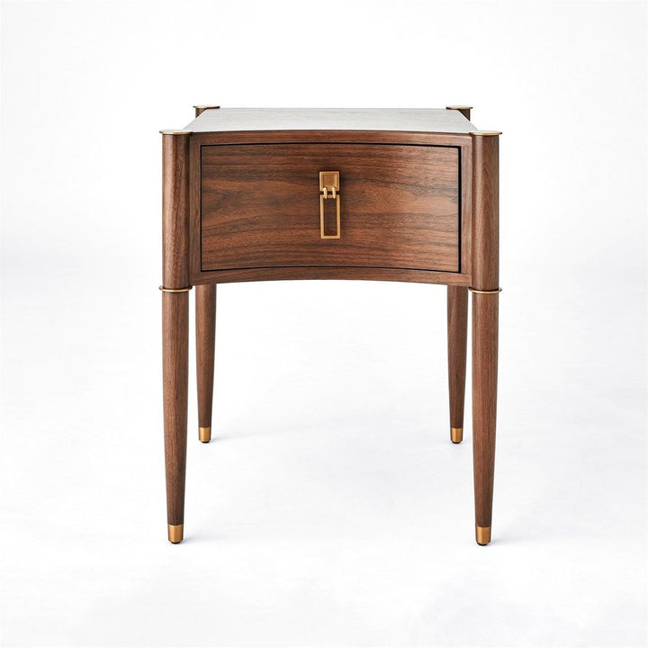 Side Tables Triple Curve Side Table-Walnut