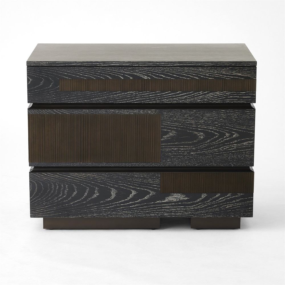 Dressers & Chests Brazil Chest-Black Cerused Oak