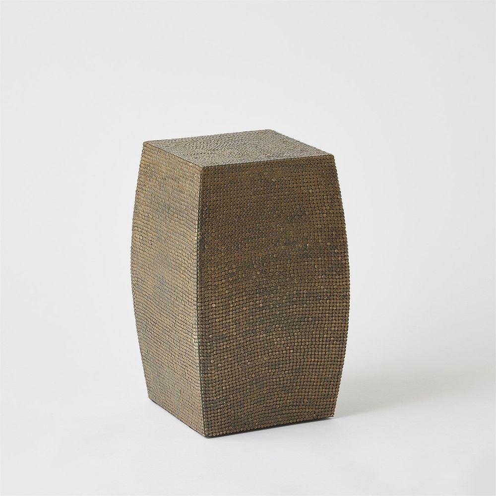 Side Tables Lames Table-Aged Brass-Wide