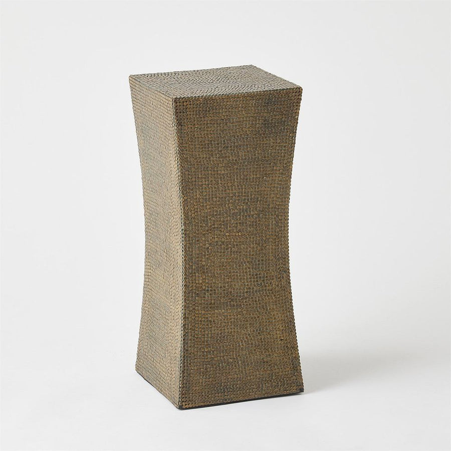 Side Tables Lames Table-Aged Brass-Tapered