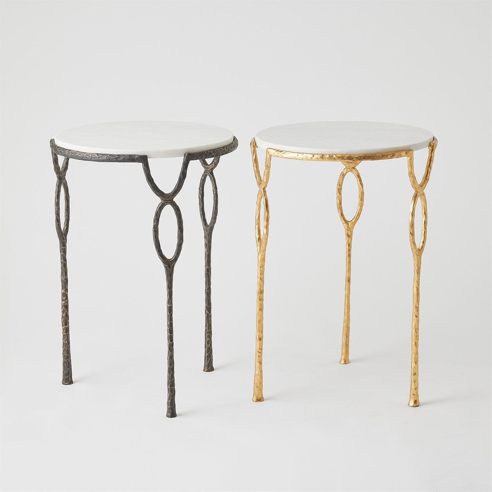 Side Tables Chiseled Loop Table-Bronze