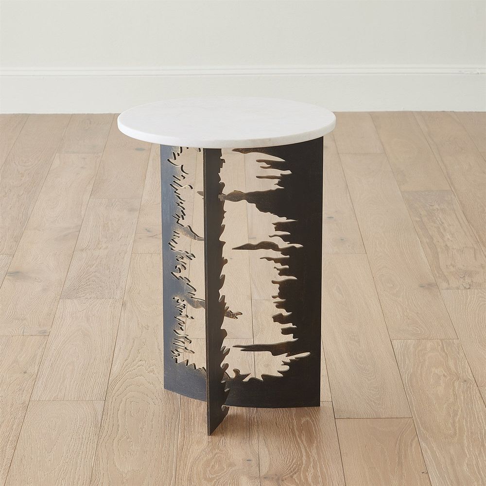 Side Tables Cut Out Table-Bronze
