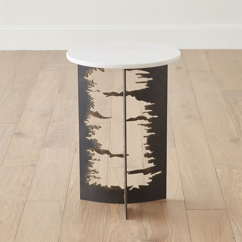 Cut Out Table-Bronze