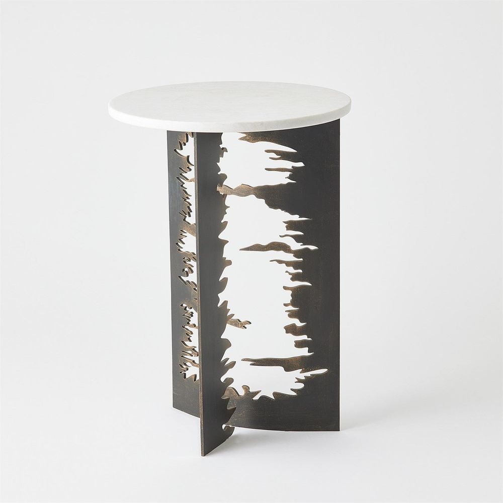 Side Tables Cut Out Table-Bronze