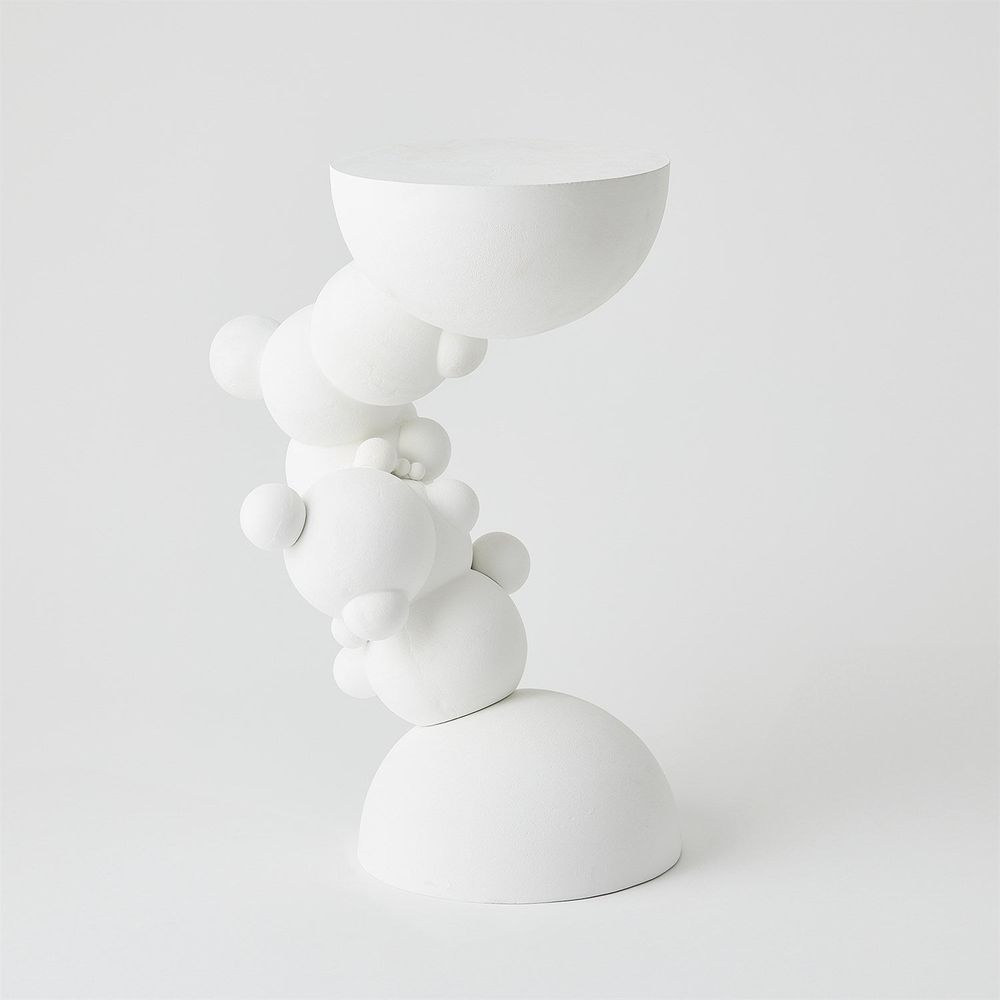 Side Tables Bubbles Side Table-Matte White