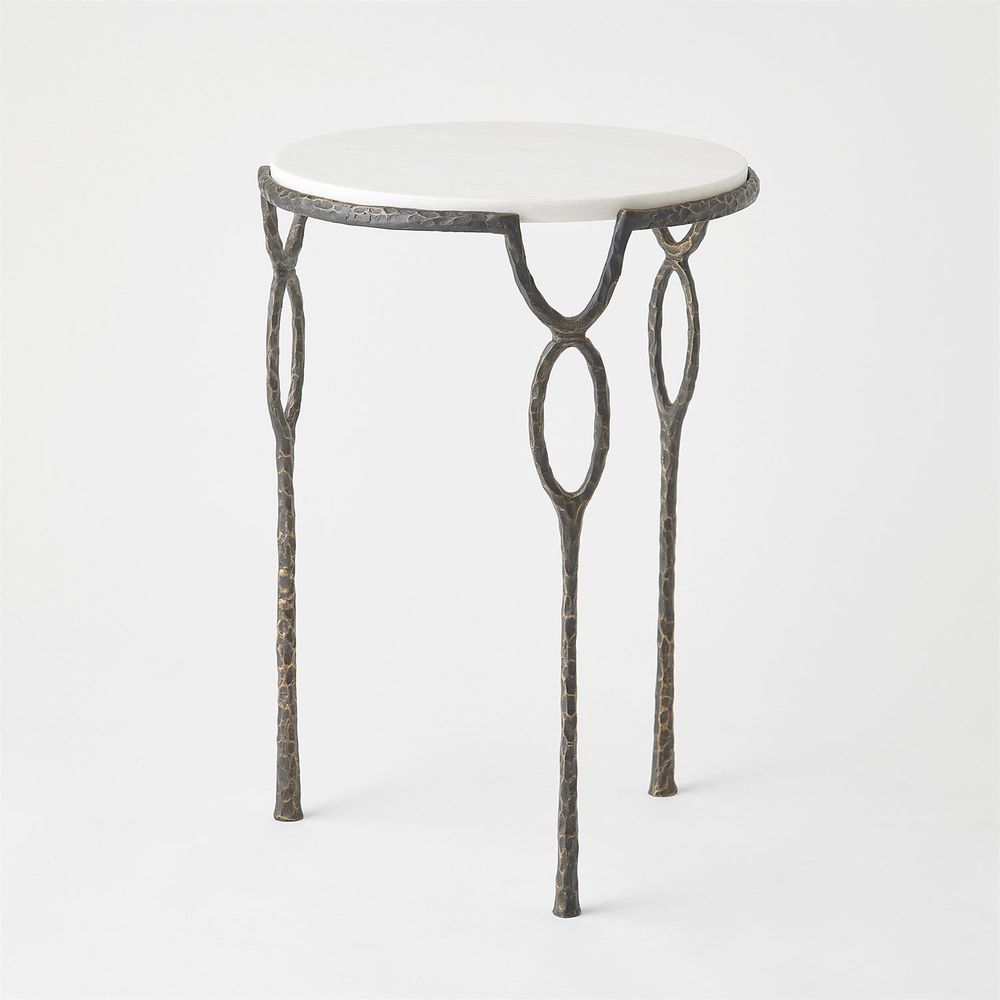 Side Tables Chiseled Loop Table-Bronze