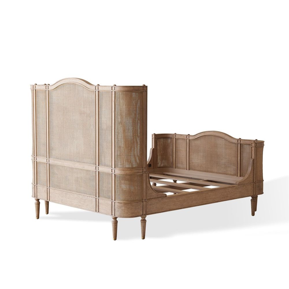 Beds Josephine King Bed-Bleached Oak