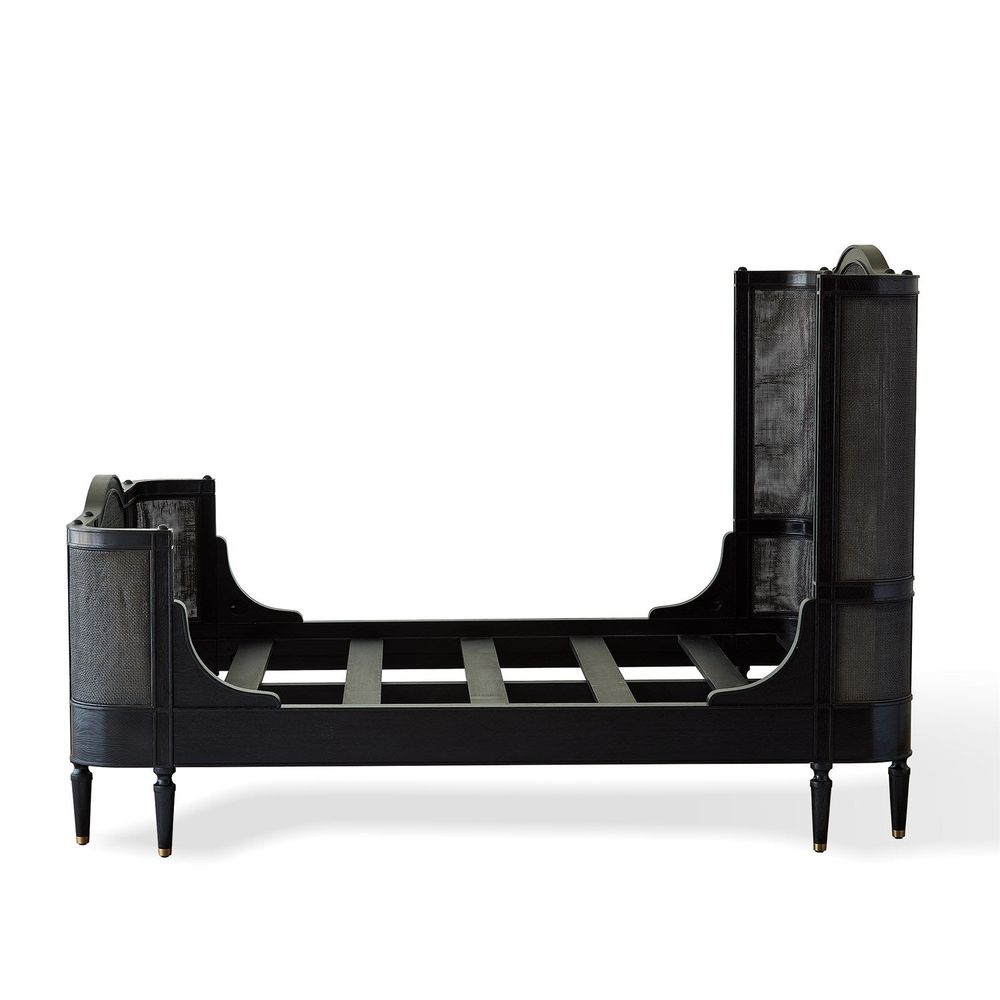 Beds Josephine Queen Bed-Blackened Oak