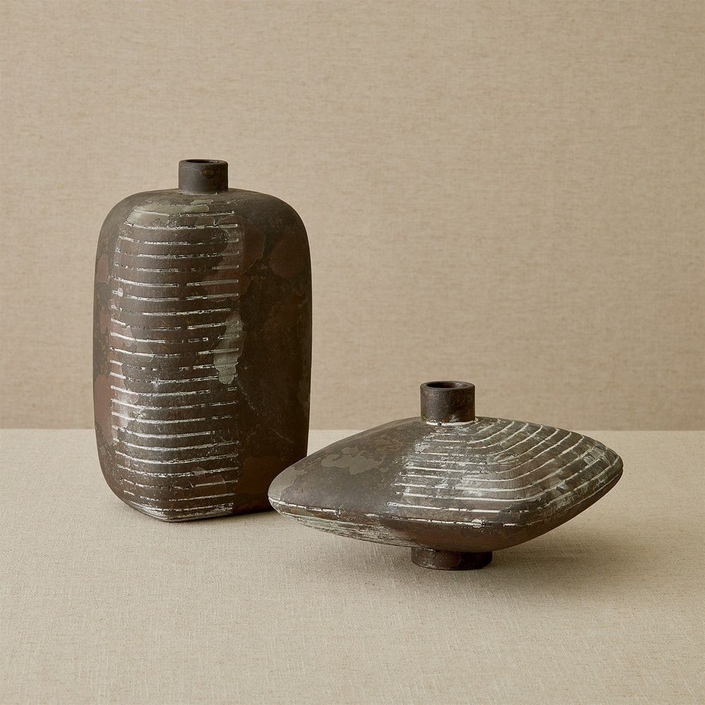 Vases Lantern Vase-Soot-Tall