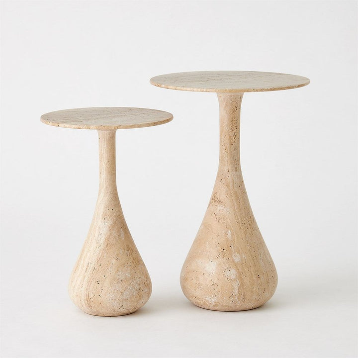 Side Tables Dea Table-Travertine-Sm