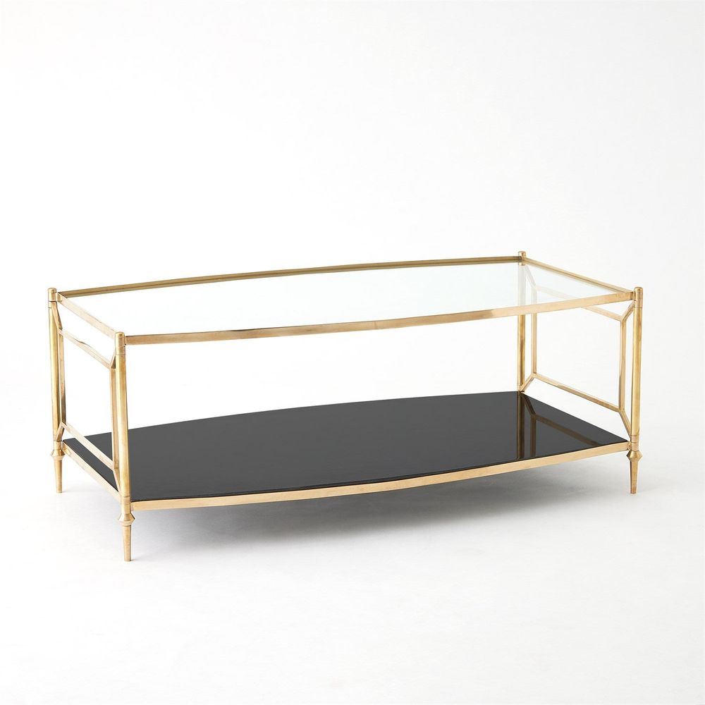 Coffee Tables Camber Cocktail Table-Brass