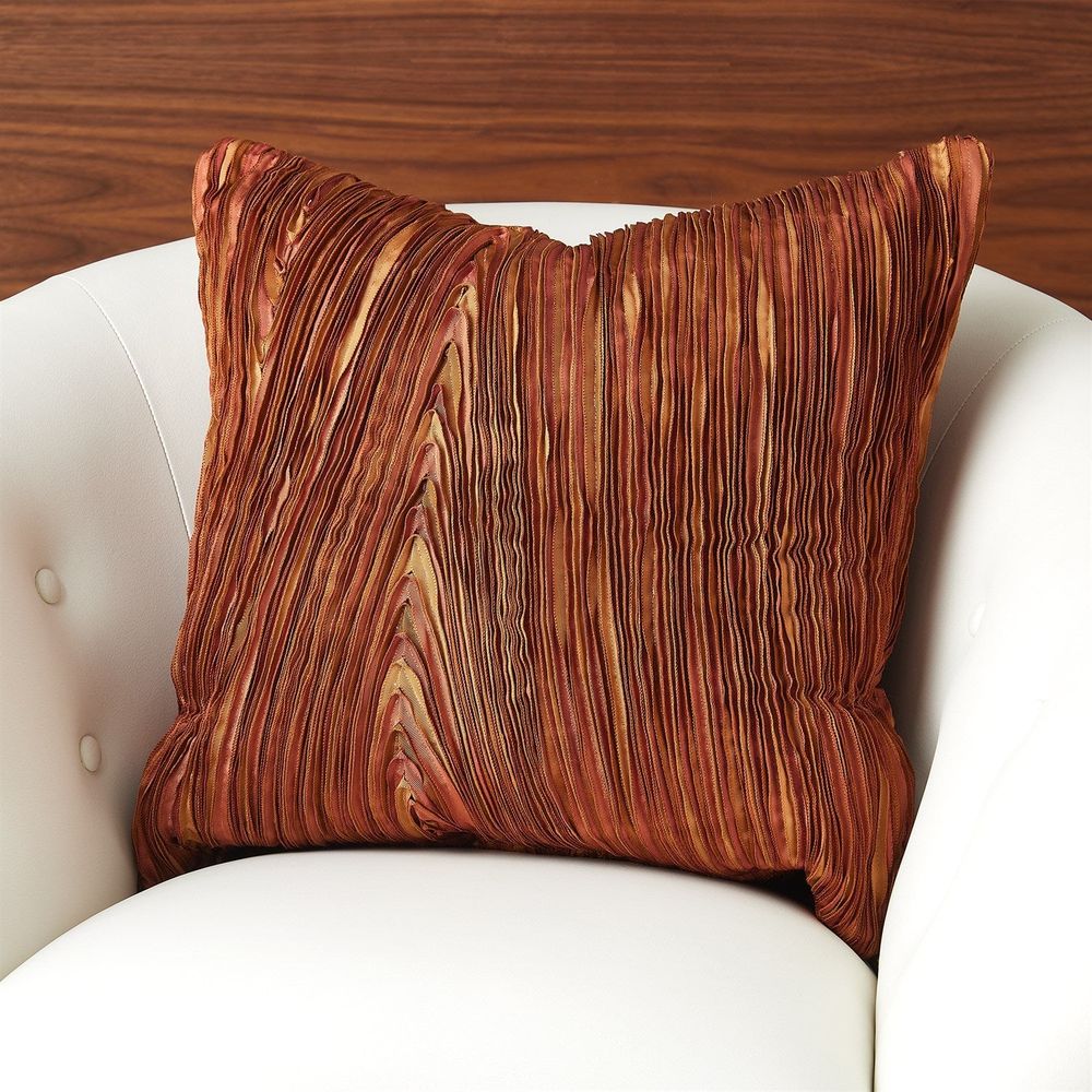 Pillows Ribbon Pillow-Rust