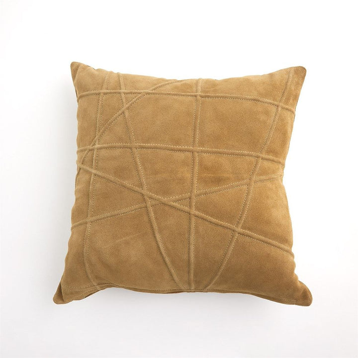 Pillows Crossroads Suede Pillow-Camel
