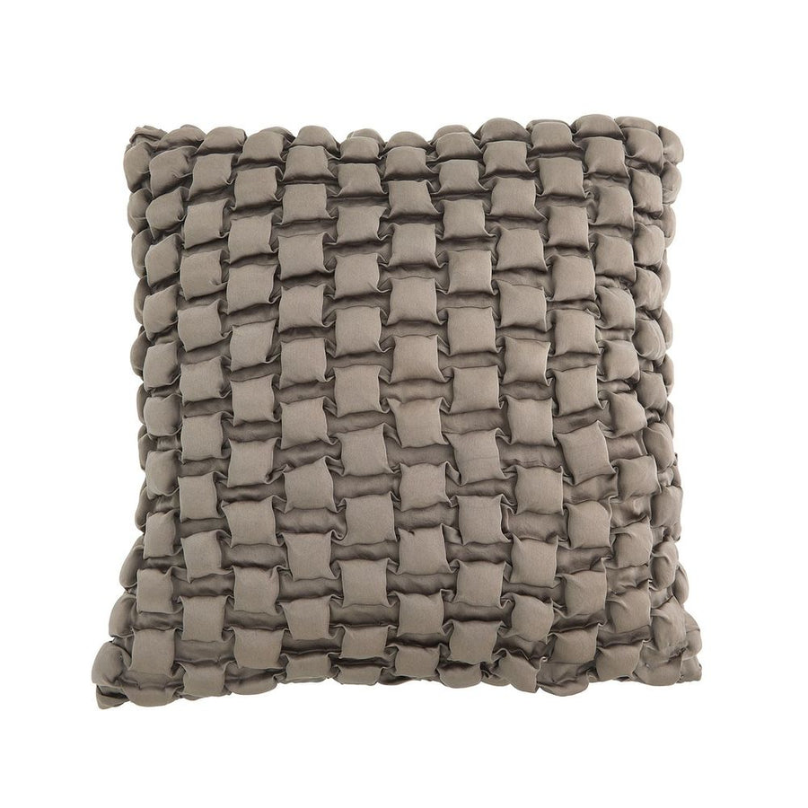 Pillows Square Ruche Pillow-Grey