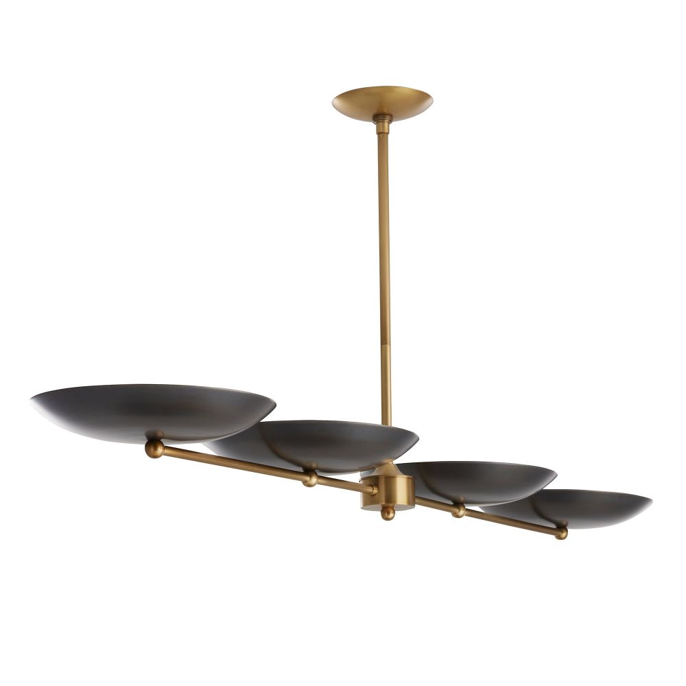 Ezequiel Linear Chandelier - Black