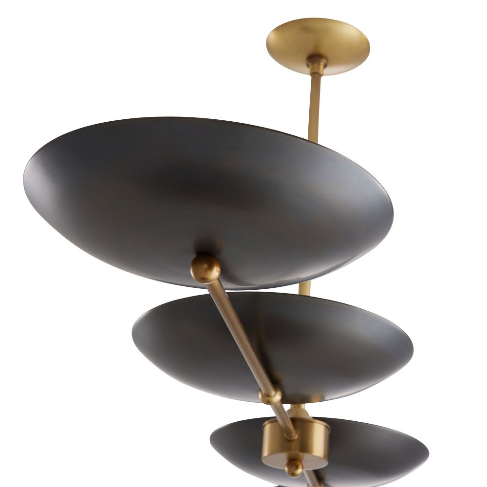 Ezequiel Linear Chandelier - Black