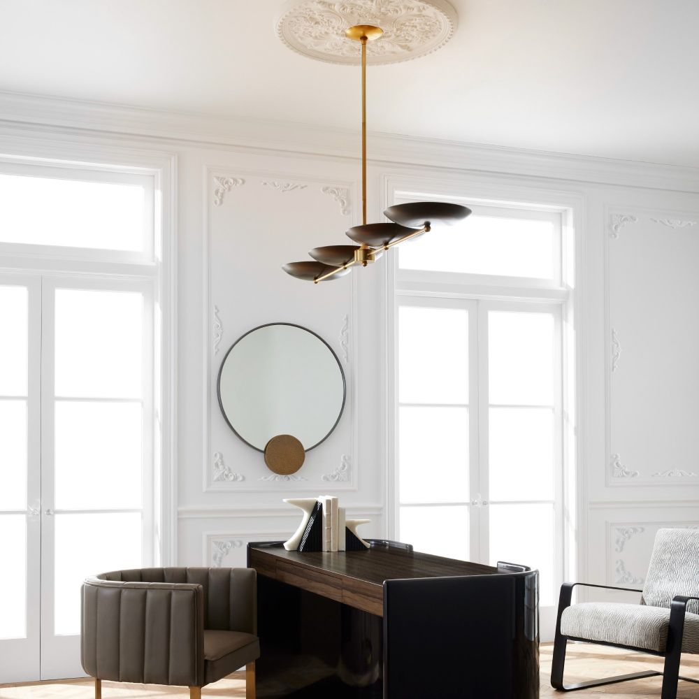 Chandeliers Ezequiel Linear Chandelier - Black