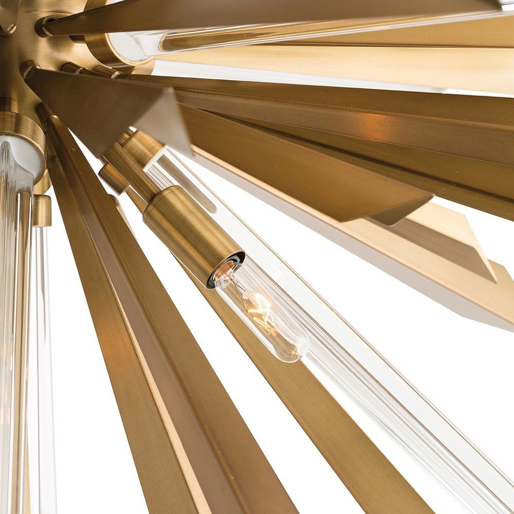 Chandeliers Torque Small Chandelier - Gold