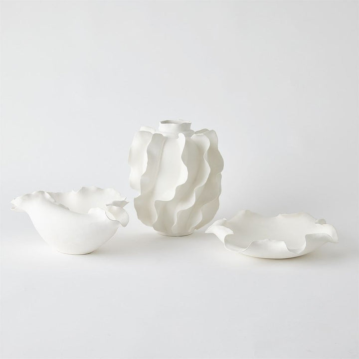 Folios Vase-Matte White