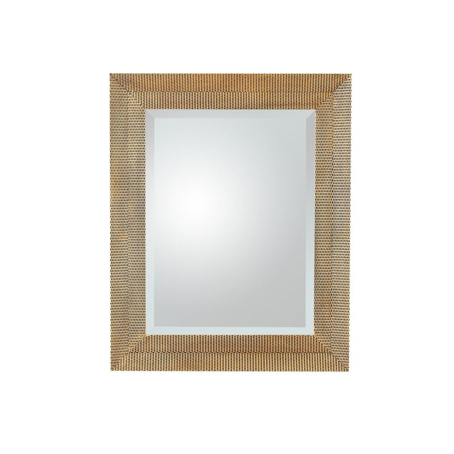 Wall Mirrors Delicate Basketweave Mirror-Gold