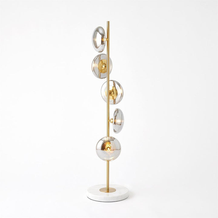 Floor Lamps Stellar Floor Lamp-Smoke/Brass