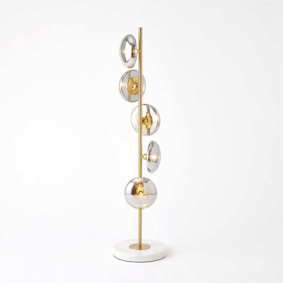Floor Lamps Stellar Floor Lamp-Smoke/Brass