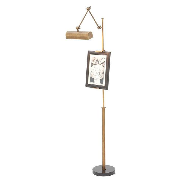 Floor Lamps Display Floor Lamp-Brass