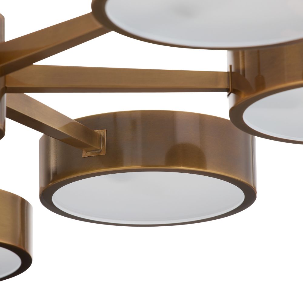 Alondra Starburst Chandelier - Brown