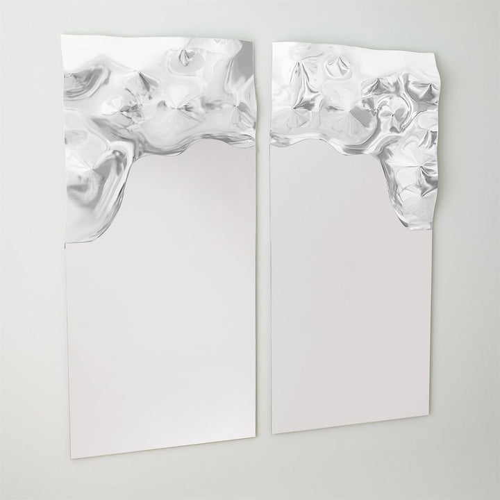 Asymmetrical Ripple Mirror-Left
