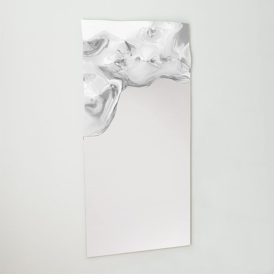 Wall Mirrors Asymmetrical Ripple Mirror-Left