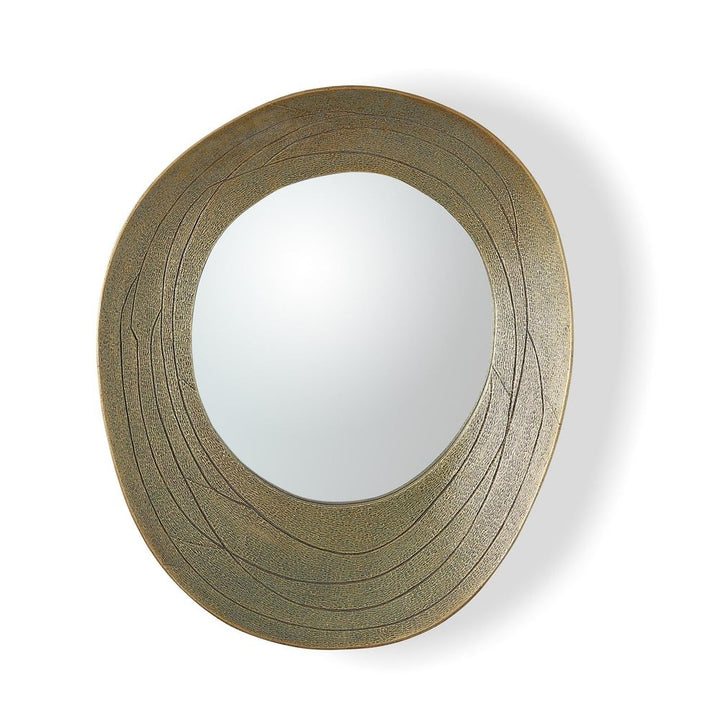 Wall Mirrors Saturn Mirror-Antique Gold-Med