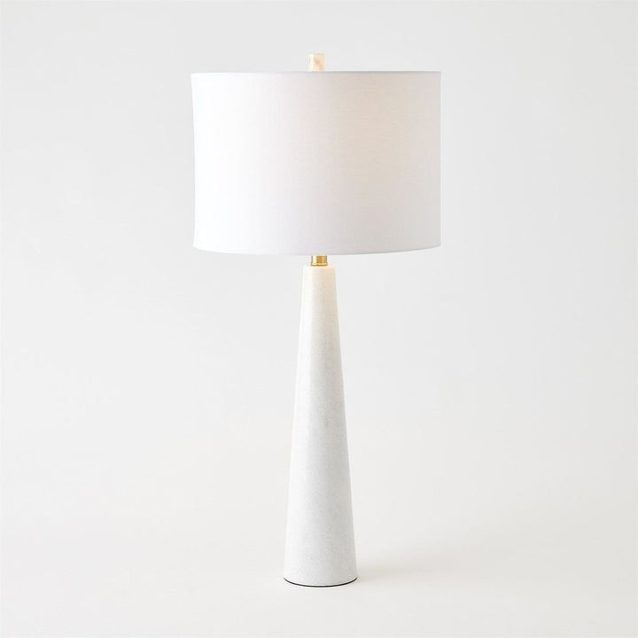 Table Lamps Pinnacle Marble Lamp-White