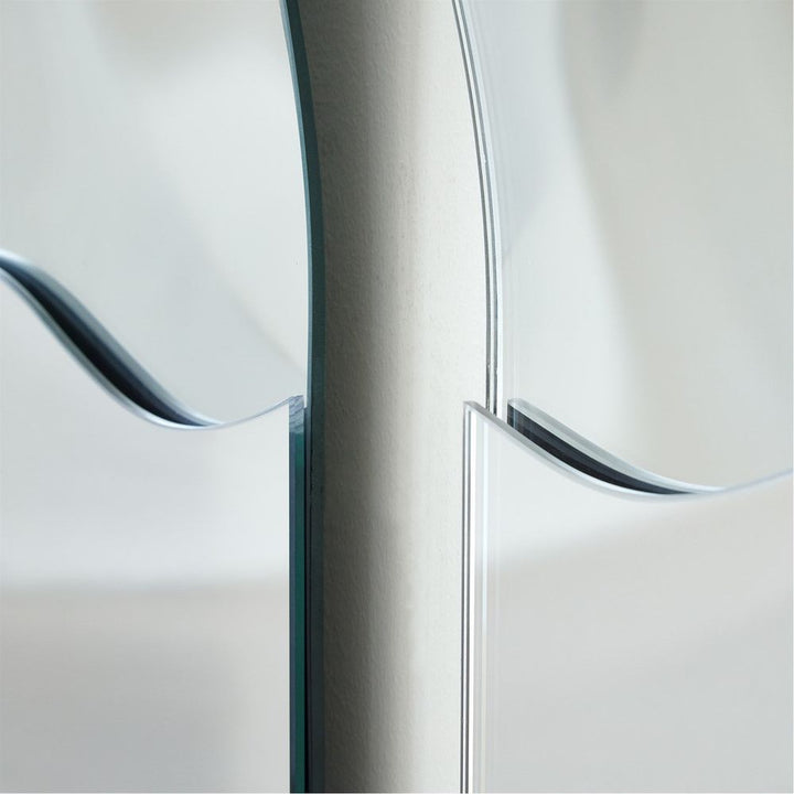 Asymmetrical Ripple Mirror-Left