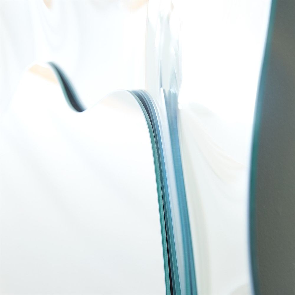 Asymmetrical Ripple Mirror-Left
