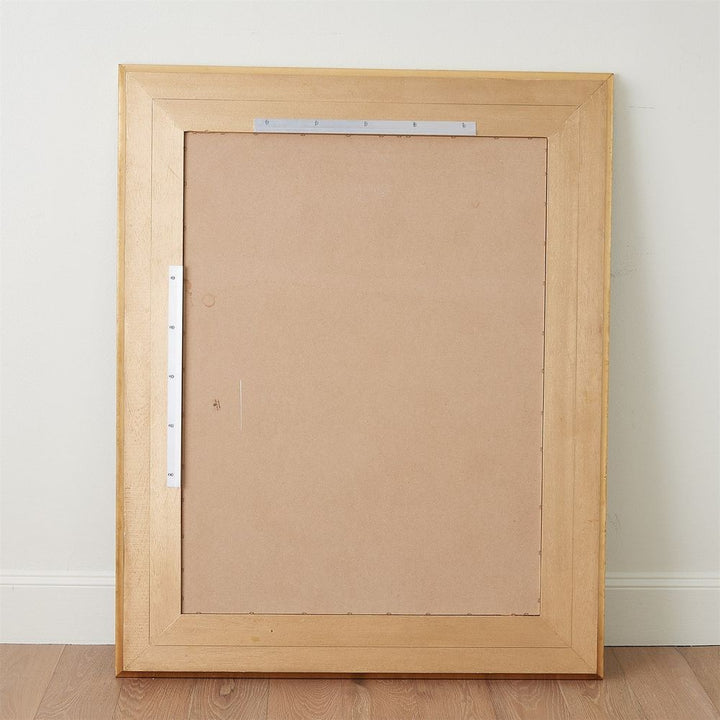 Delicate Basketweave Mirror-Gold
