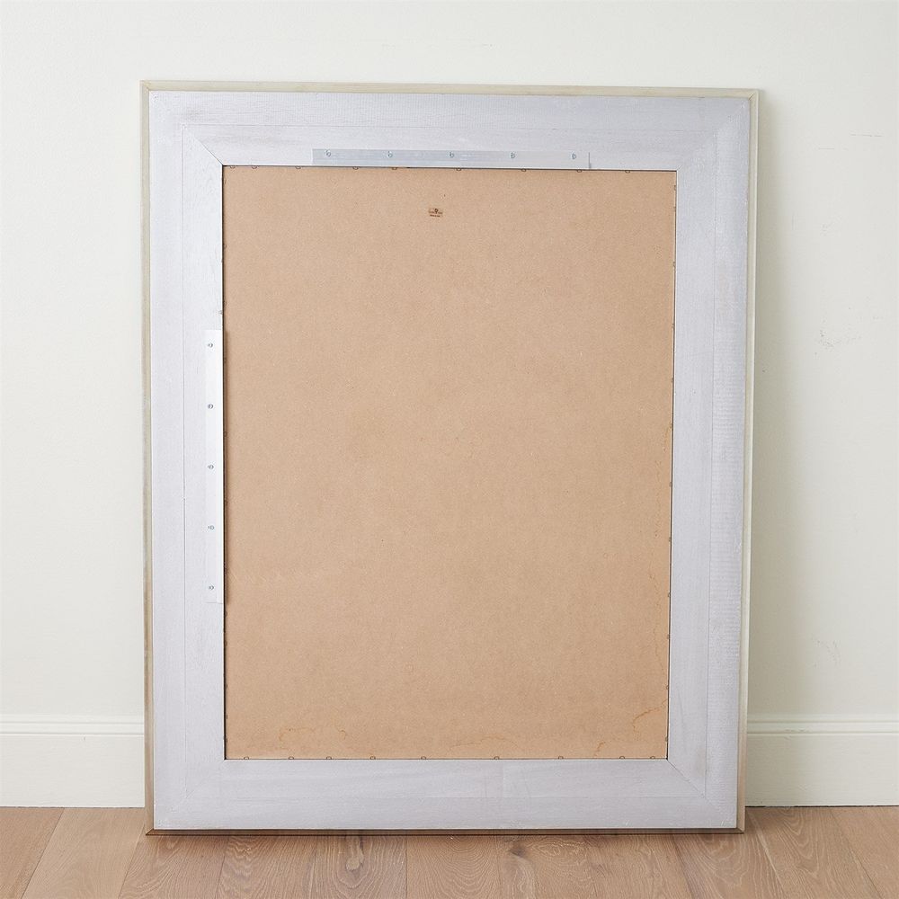 Delicate Basketweave Mirror-Silver