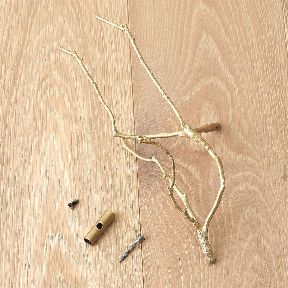Wall Decor S/6 Foleys Follie-Brass