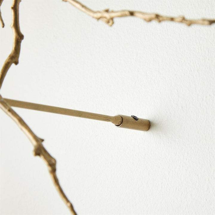 Wall Decor S/6 Foleys Follie-Brass