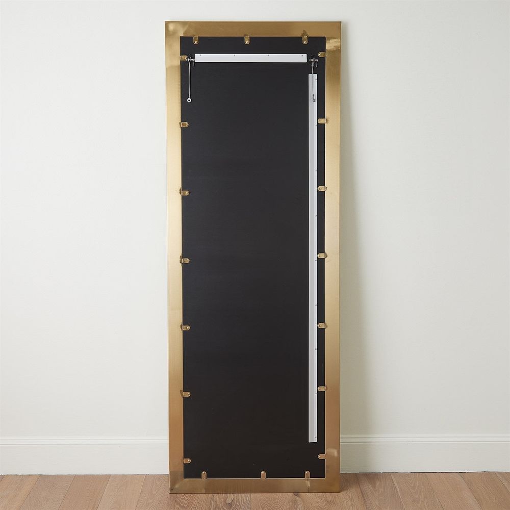 Standing Mirrors Bennett Floor Mirror-Brass