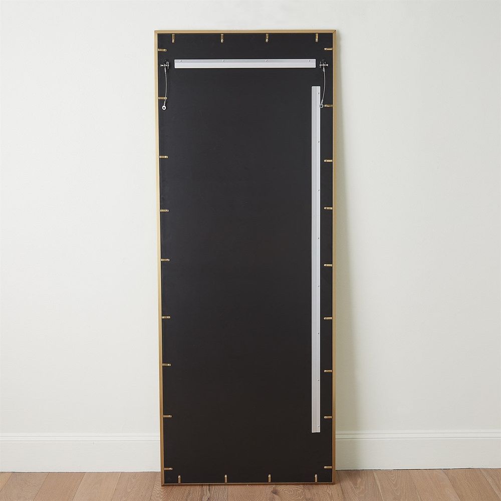 Standing Mirrors Reeves Floor Mirror - Brass