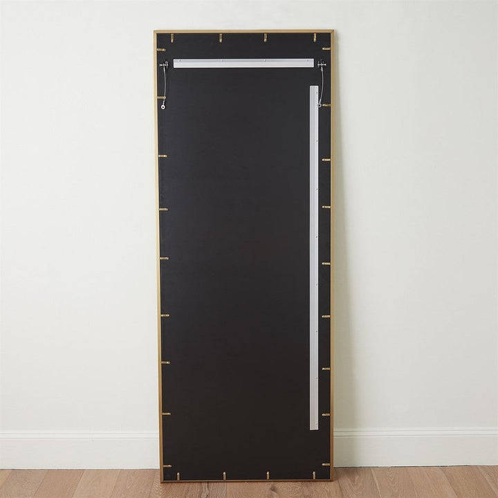Standing Mirrors Reeves Floor Mirror - Brass